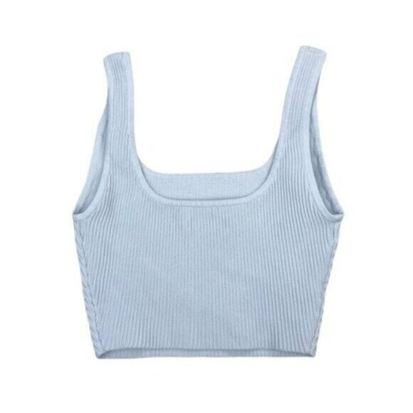 Aritzia Babaton Square Neck Crop Rib Tank 2XS - Picture 5 of 5